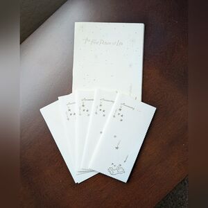 Vintage MCM 1960s Birth Announcements Set Of 4 Blank, Envelopes, Photo Folder